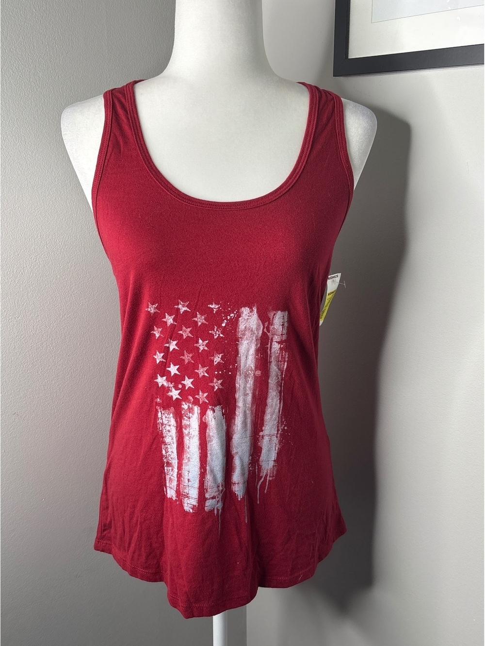 Next Level Ideal T Red Racerback Tank Top Medium